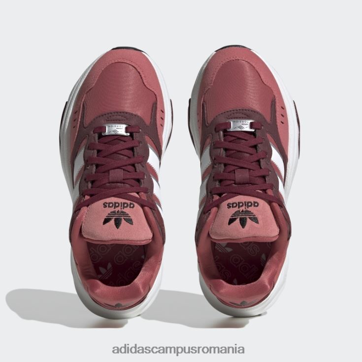 adidas campus romania pantofi retropy f90 roșii copii rosu alb J266N211467