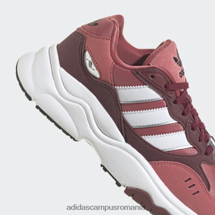 adidas campus romania pantofi retropy f90 roșii copii rosu alb J266N211467