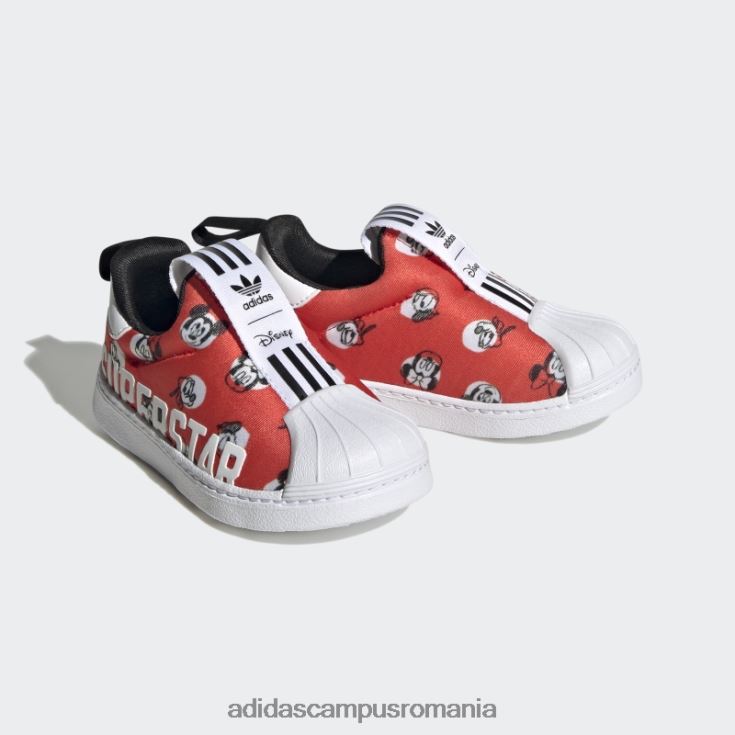 adidas campus romania pantofi roșii superstar 360 x copii roșu/alb/negru J266N217986