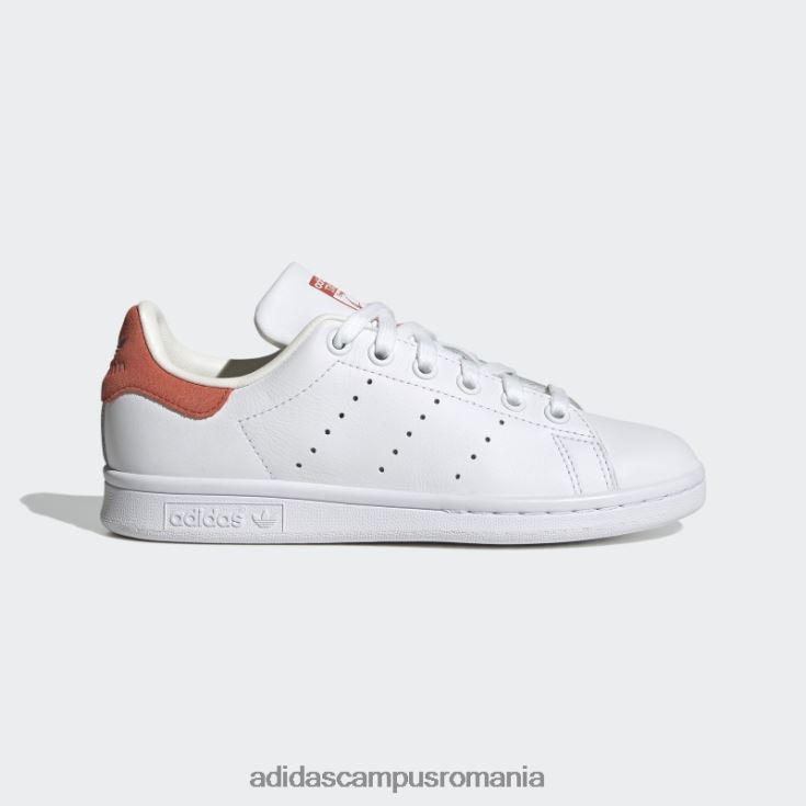 adidas campus romania pantofi stan red smith copii alb roșu J266N217984
