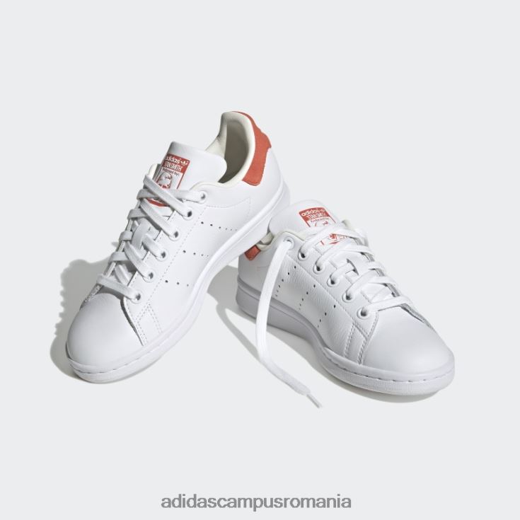adidas campus romania pantofi stan red smith copii alb roșu J266N217984