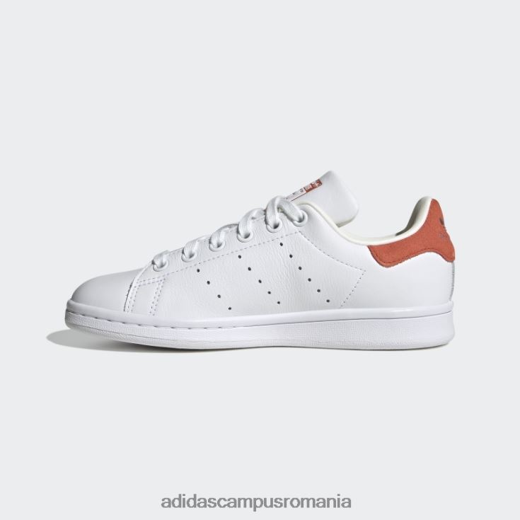 adidas campus romania pantofi stan red smith copii alb roșu J266N217984