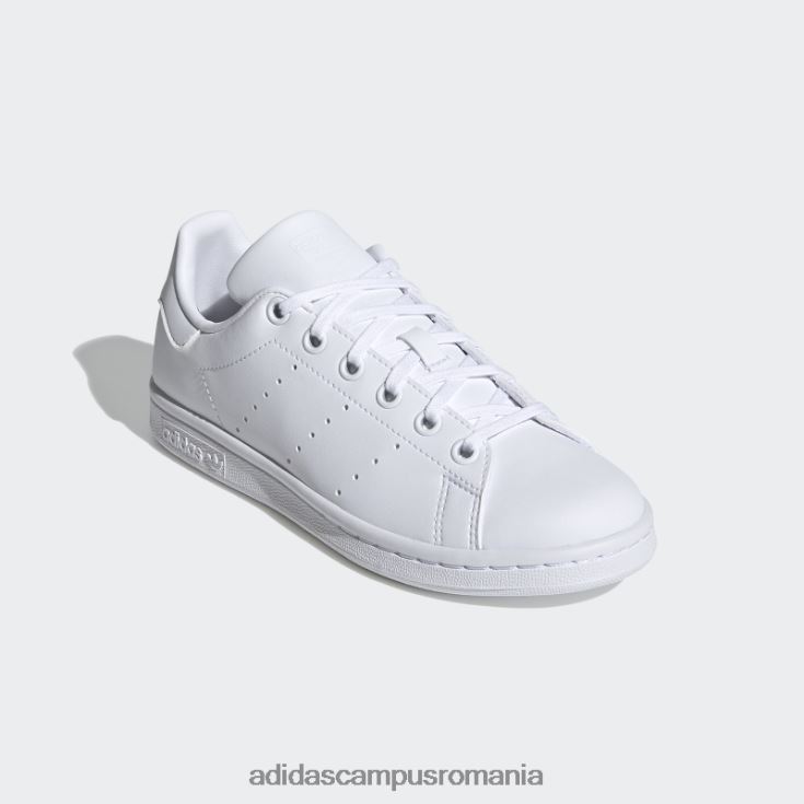 adidas campus romania pantofi stan smith albi copii alb J266N217774