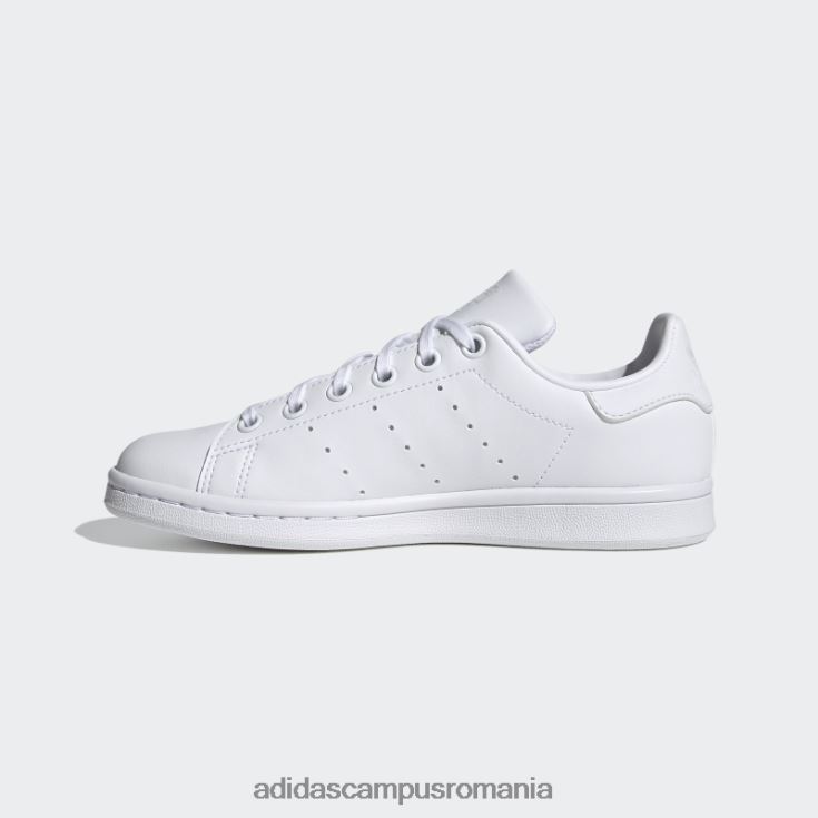 adidas campus romania pantofi stan smith albi copii alb J266N217774