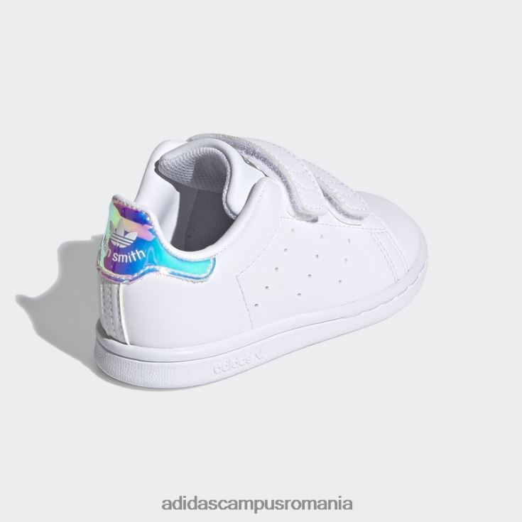 adidas campus romania pantofi stan smith argintii fierbinți copii alb/argintiu J266N23493