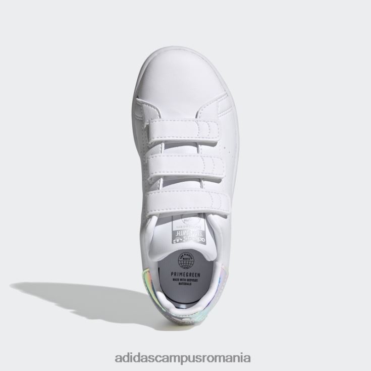 adidas campus romania pantofi stan smith argintii fierbinți copii alb/argintiu J266N23520