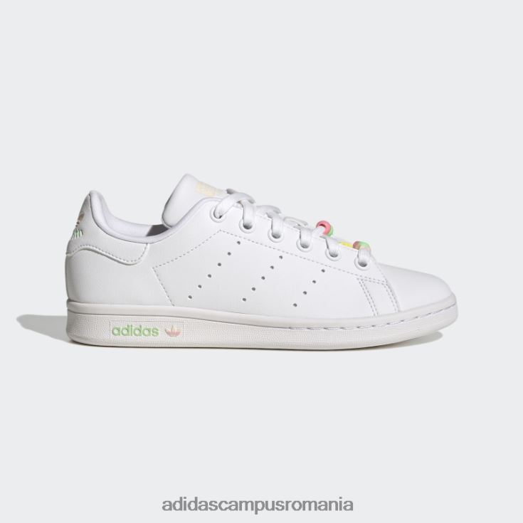 adidas campus romania pantofi stan smith beam roz copii alb/portocaliu/roz fascicul J266N218005