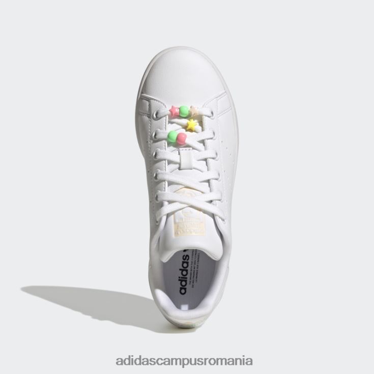 adidas campus romania pantofi stan smith beam roz copii alb/portocaliu/roz fascicul J266N218005