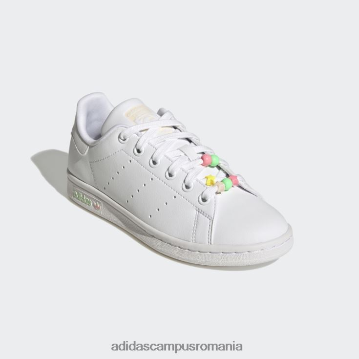 adidas campus romania pantofi stan smith beam roz copii alb/portocaliu/roz fascicul J266N218005