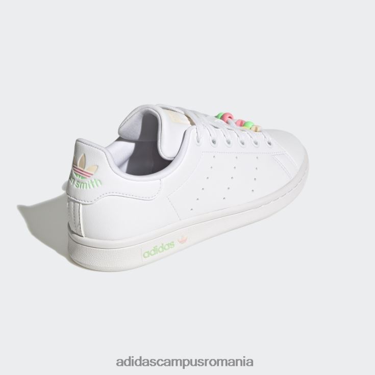 adidas campus romania pantofi stan smith beam roz copii alb/portocaliu/roz fascicul J266N218005