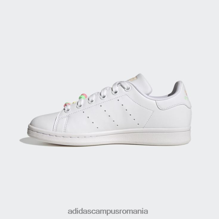 adidas campus romania pantofi stan smith beam roz copii alb/portocaliu/roz fascicul J266N218005