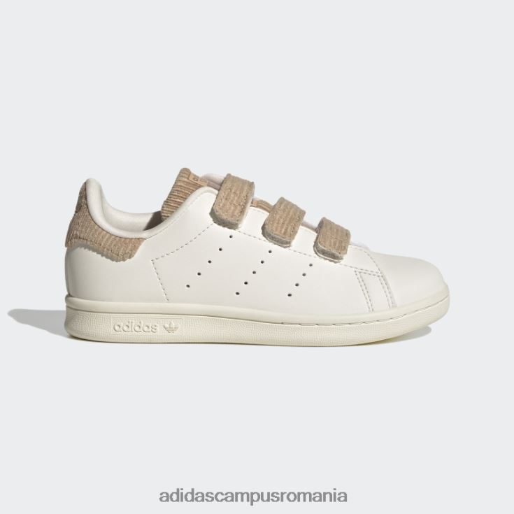 adidas campus romania pantofi stan smith bej copii alb/bej J266N211550