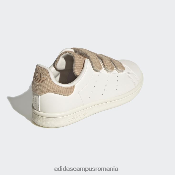 adidas campus romania pantofi stan smith bej copii alb/bej J266N211550