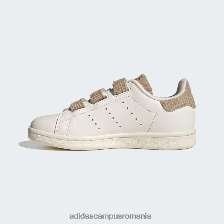 adidas campus romania pantofi stan smith bej copii alb/bej J266N211550