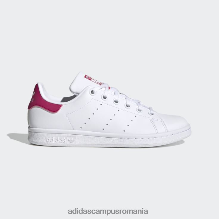 adidas campus romania pantofi stan smith bold roz fierbinte copii alb/roz intens J266N217966