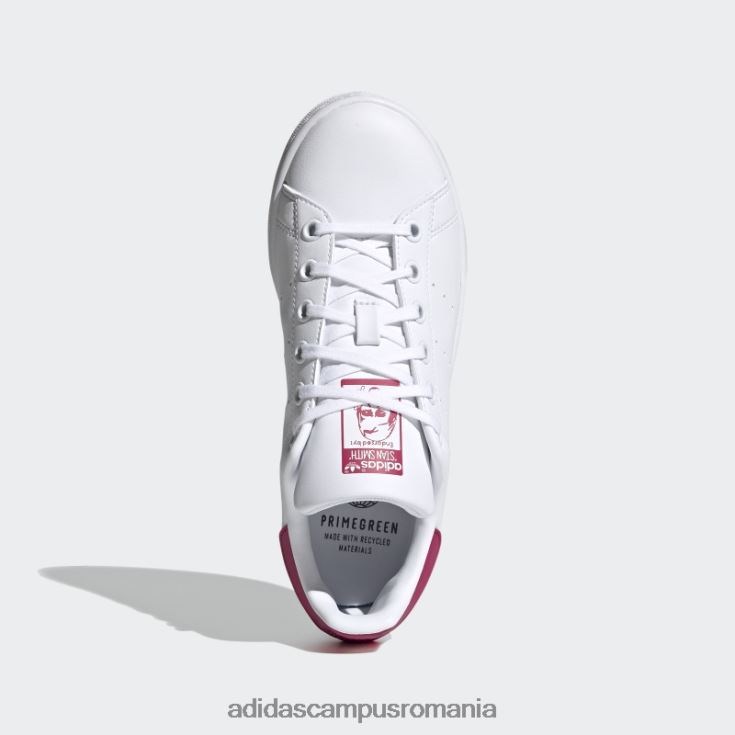 adidas campus romania pantofi stan smith bold roz fierbinte copii alb/roz intens J266N217966