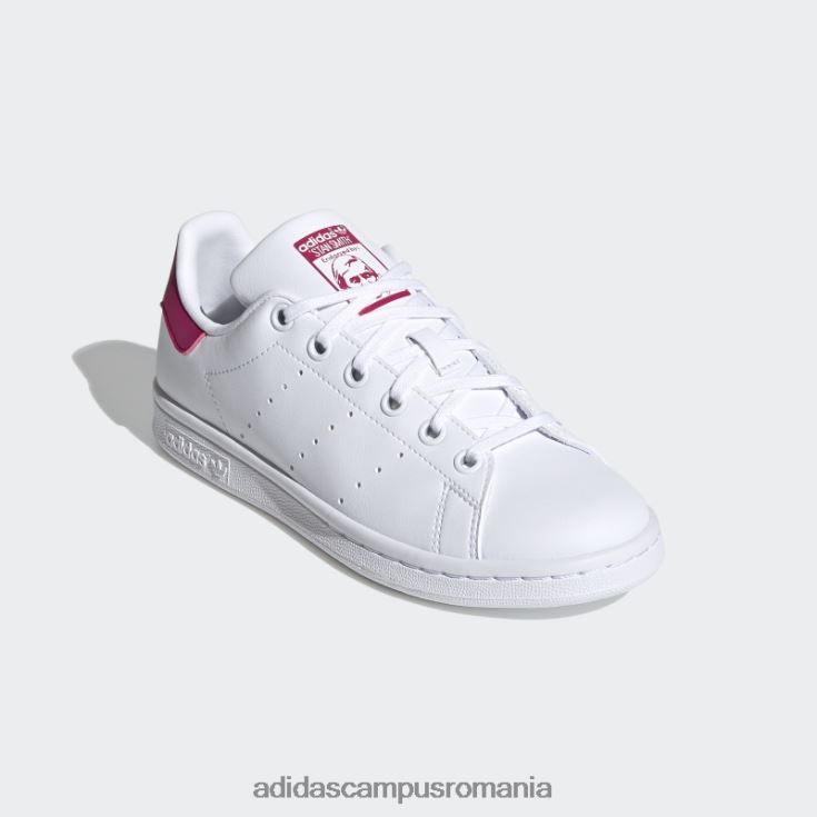 adidas campus romania pantofi stan smith bold roz fierbinte copii alb/roz intens J266N217966