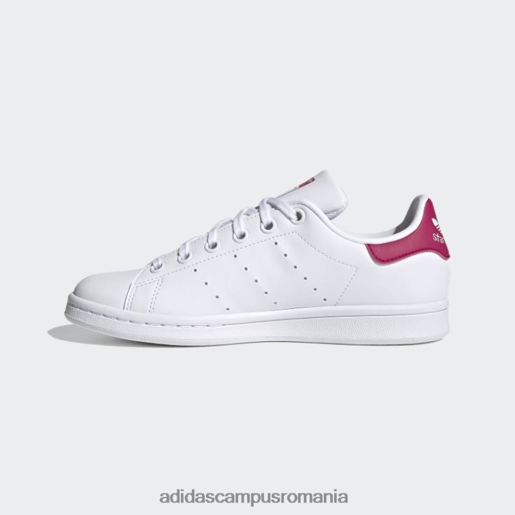 adidas campus romania pantofi stan smith bold roz fierbinte copii alb/roz intens J266N217966