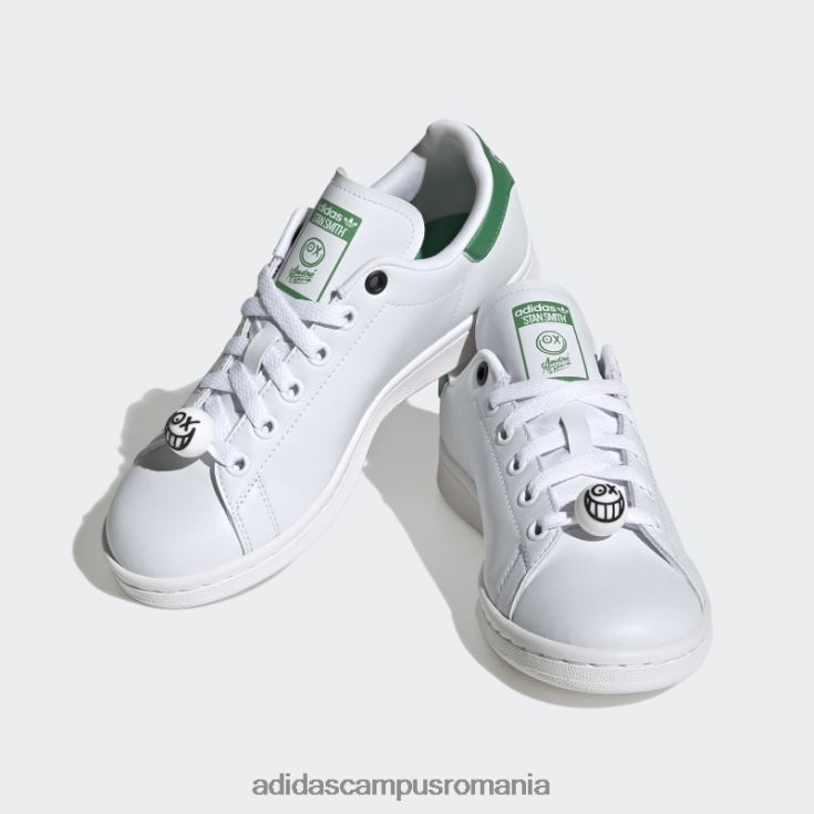 adidas campus romania pantofi stan smith eleganti negri copii alb negru J266N211333