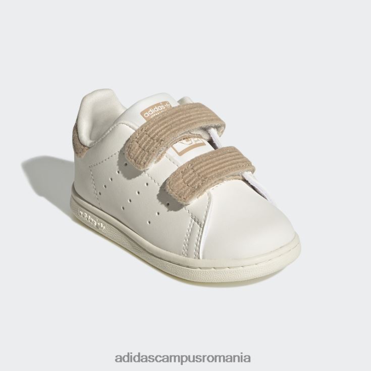 adidas campus romania pantofi stan smith fierbinți bej copii alb/bej J266N218250