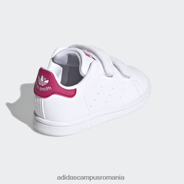 adidas campus romania pantofi stan smith fierbinți roz îndrăzneț copii alb/roz intens J266N217871