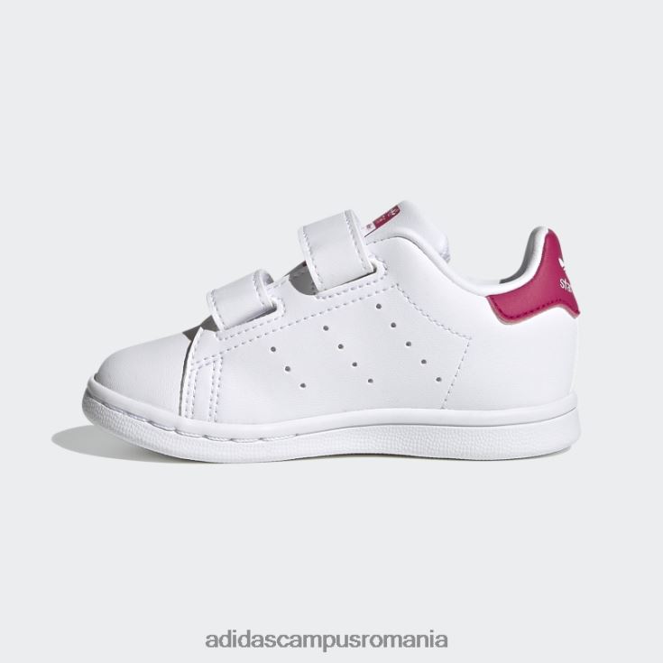 adidas campus romania pantofi stan smith fierbinți roz îndrăzneț copii alb/roz intens J266N217871
