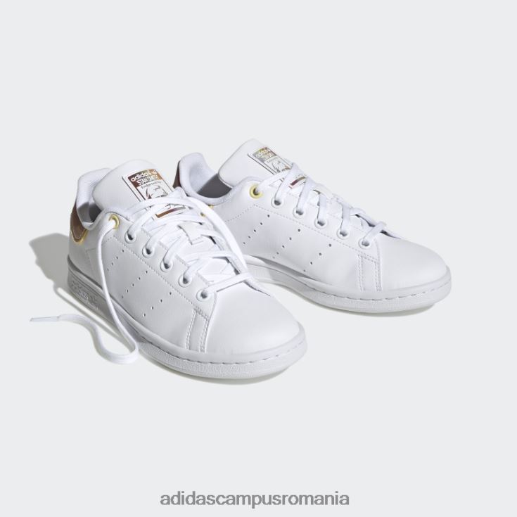adidas campus romania pantofi stan smith galbeni copii alb/galben J266N218010