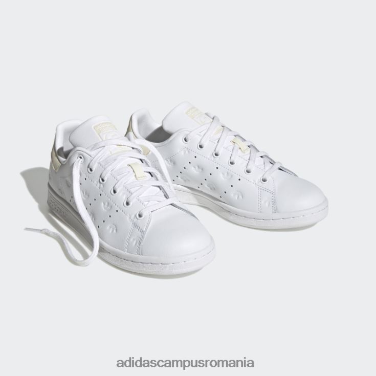adidas campus romania pantofi stan smith moda albă copii alb J266N218011
