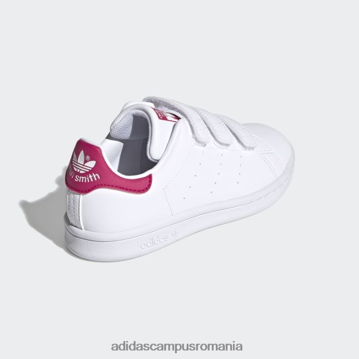 adidas campus romania pantofi stan smith îndrăzneț roz elegant copii alb/roz intens J266N219114