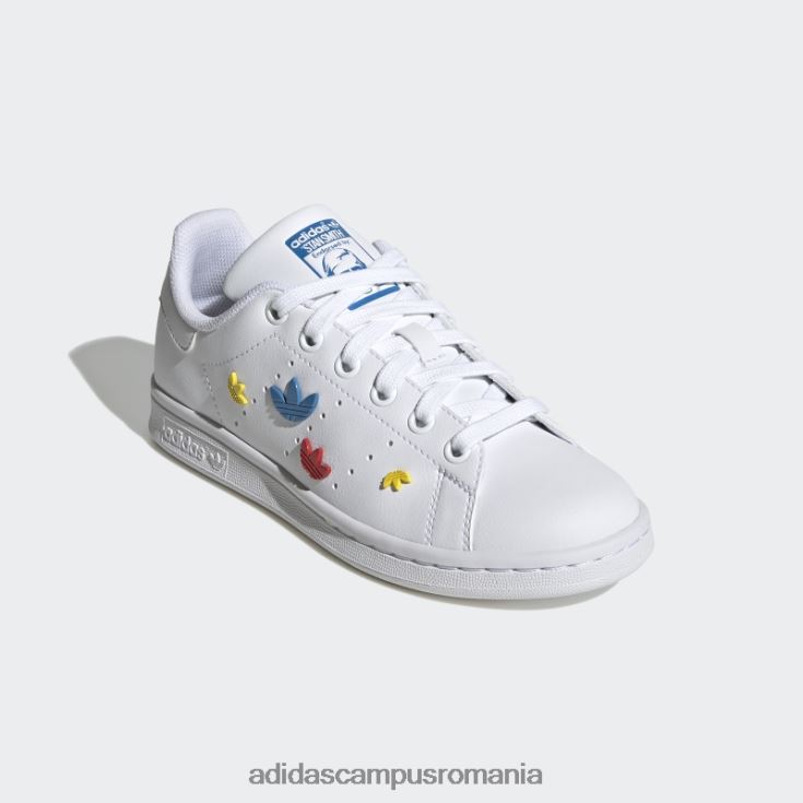 adidas campus romania pantofi stan smith roșii copii alb/rosu/albastru J266N218258