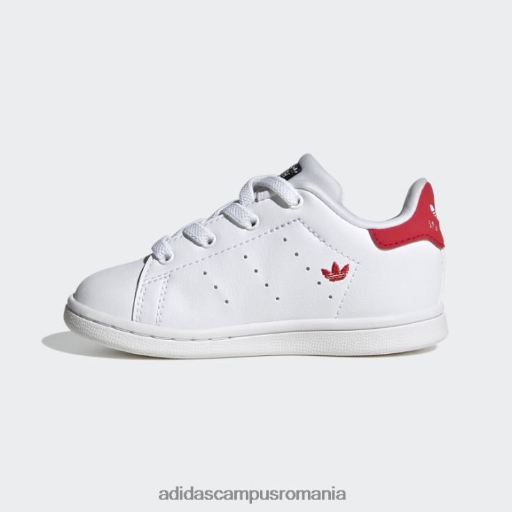 adidas campus romania pantofi stan smith roșii de modă copii alb/negru/rosu J266N217963