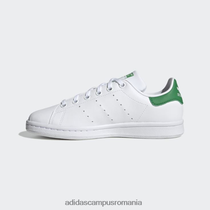 adidas campus romania pantofi stan smith verde fierbinte copii alb/verde J266N211121