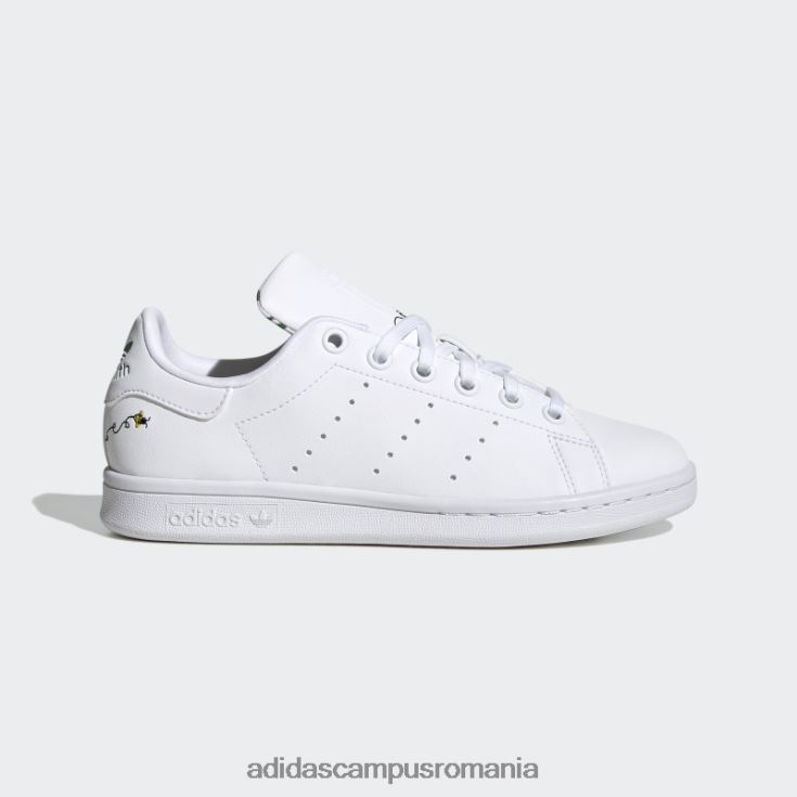 adidas campus romania pantofi stan smith violet hot shock copii alb/verde/mov de șoc J266N217964