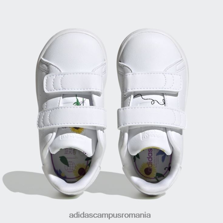 adidas campus romania pantofi stan smith violet șoc fierbinte copii alb/verde/mov de șoc J266N217931