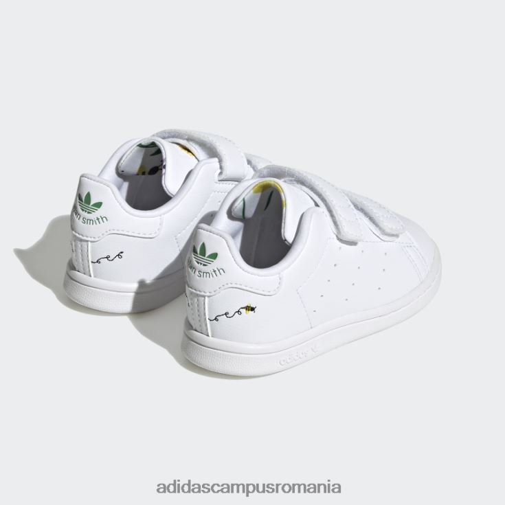 adidas campus romania pantofi stan smith violet șoc fierbinte copii alb/verde/mov de șoc J266N217931