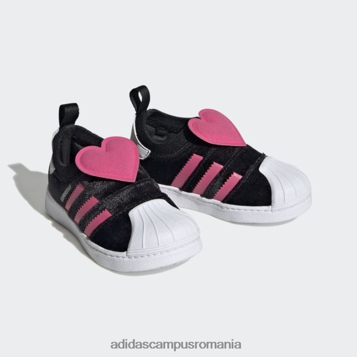 adidas campus romania pantofi superstar 360 2.0 negri copii negru/magenta/alb J266N217917
