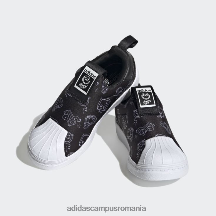 adidas campus romania pantofi superstar 360 alb elegant copii alb negru J266N211184