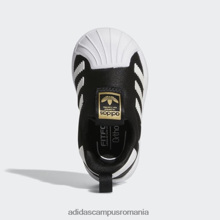 adidas campus romania pantofi superstar 360 aurii fierbinți metalic copii negru/alb/auriu metalic J266N211141