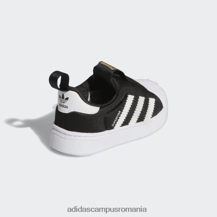 adidas campus romania pantofi superstar 360 aurii fierbinți metalic copii negru/alb/auriu metalic J266N211141