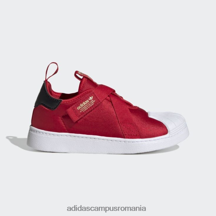 adidas campus romania pantofi superstar 360 stacojiu copii stacojiu/negru/auriu metalic J266N211162