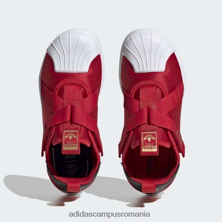 adidas campus romania pantofi superstar 360 stacojiu copii stacojiu/negru/auriu metalic J266N211162