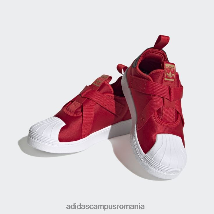 adidas campus romania pantofi superstar 360 stacojiu copii stacojiu/negru/auriu metalic J266N211162