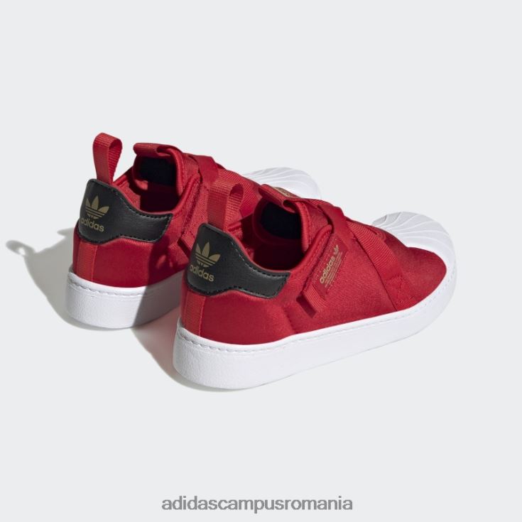 adidas campus romania pantofi superstar 360 stacojiu copii stacojiu/negru/auriu metalic J266N211162
