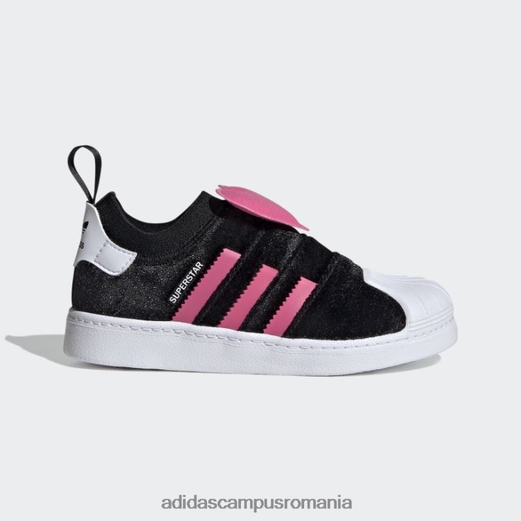 adidas campus romania pantofi superstar alb de modă 360 2.0 copii negru/magenta/alb J266N218230
