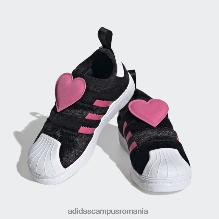 adidas campus romania pantofi superstar alb de modă 360 2.0 copii negru/magenta/alb J266N218230