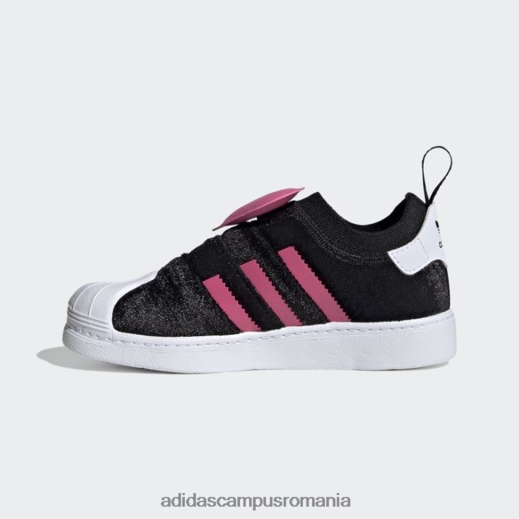 adidas campus romania pantofi superstar alb de modă 360 2.0 copii negru/magenta/alb J266N218230