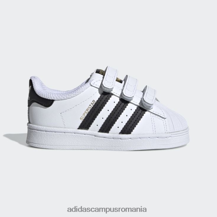 adidas campus romania pantofi superstar alb/negru fierbinte copii alb negru J266N211104