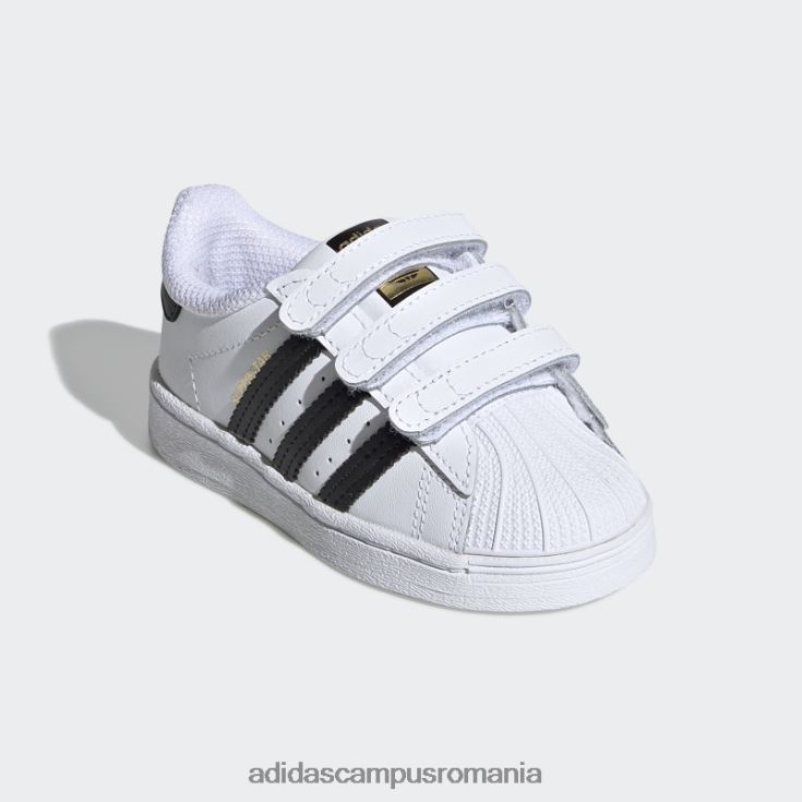adidas campus romania pantofi superstar alb/negru fierbinte copii alb negru J266N211104
