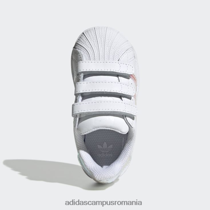 adidas campus romania pantofi superstar albi eleganti copii alb J266N23514
