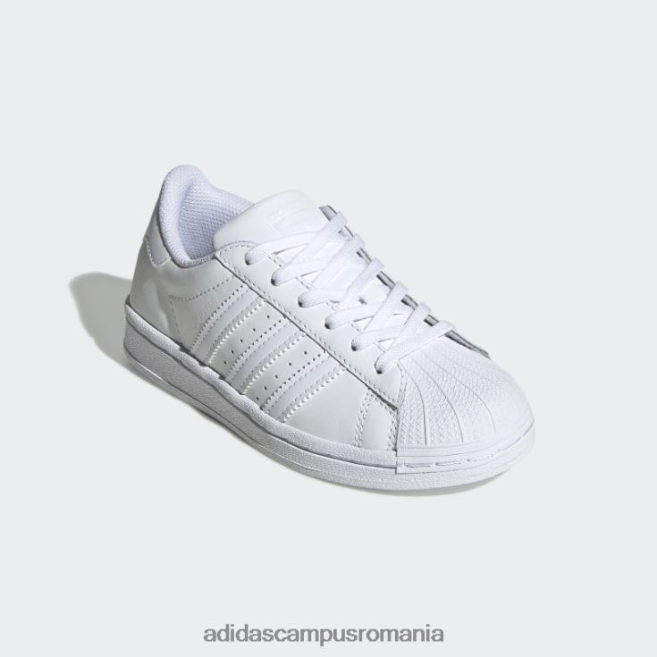 adidas campus romania pantofi superstar albi fierbinți copii alb J266N217949